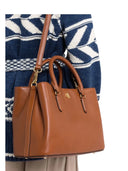 Lauren Ralph Lauren - Bauletto Marcy piccolo in pelle - 431876725005 - Brown