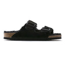 Immagine di Birkenstock - Arizona Shearling black/black, Suede Leather - 752663 - Shearling black/black - Sandali di Birkenstock disponibile su Barbara1999.