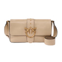 Immagine di Pinko - Love One Classic Slouchy Fl Vi - 104524-A0Qo-C50Q - Beige-Grigio Fumo-Antique Gold - Borsa a Spalla di Pinko disponibile su Barbara1999.