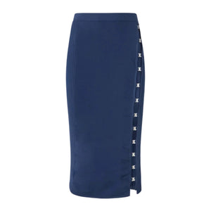 Immagine di Pinko - Montenero Gonna Viscosa Elite - 104726-A2F0-G82 - Blu Tenebra - Gonna di Pinko disponibile su Barbara1999.