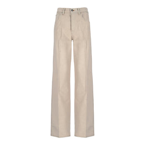 Immagine di Laneus - Jeans Denim Pants Loose Woman - S5Lawodp261-015 - Beige - Jeans di Laneus disponibile su Barbara1999.