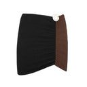 Immagine di Me Fui - Gonna Corta - Mf24-0217Bk - Nero - GONNA di Me Fui disponibile su Barbara1999.