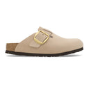 Birkenstock - Sabot Boston Big Buckle Sandcastle Nubuck Leather - 1028052 - Sandcastle