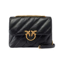 pinko - love puff big cl sheep nappa - 100037-a0f2-z99q - nero-antique gold