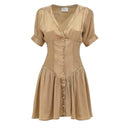 Immagine di MVP - Vence Mini Dress - Mvpe4Ab095.0Se0021-0925 - Camel - MINI ABITO di MVP disponibile su Barbara1999.