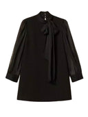 twinset - abito corto - 252at2211-00006 - nero