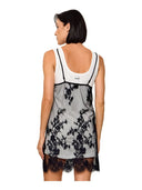 Pinko - Maxi Canotta Cineraria in Jersey - 107156A3Fl-Zz1 - Bianco/Nero