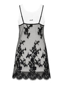 Pinko - Maxi Canotta Cineraria in Jersey - 107156A3Fl-Zz1 - Bianco/Nero