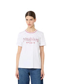 Max Mara Studio - T-Shirt Mstpugnale - 2616971011600-001 - Bianco