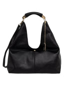 Twinset - Hobo Grande C/Manico In Metallo Fasciato - 262Tb7090-00006 - Nero