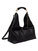 Twinset - Hobo Grande C/Manico In Metallo Fasciato - 262Tb7090-00006 - Nero