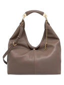 Twinset - Hobo Grande C/Manico In Metallo Fasciato - 262Tb7090-12003 - Dark Taupe