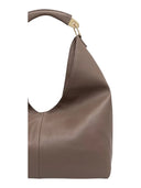 Twinset - Hobo Grande C/Manico In Metallo Fasciato - 262Tb7090-12003 - Dark Taupe