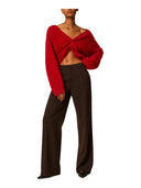 Twinset - Pantalone Largo - 262Tt2223-11946 - Coffee Chocolate