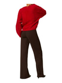 Twinset - Pantalone Largo - 262Tt2223-11946 - Coffee Chocolate