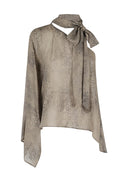 Federica Tosi - Blusa Monospalla Pitonata - 41106/411 /88 - Mility
