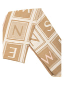 Twinset - Stola In Tessuto Jacquard - 262Ta4340-13748 - Jacq.Lettering Canapa