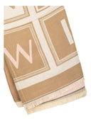 Twinset - Stola In Tessuto Jacquard - 262Ta4340-13748 - Jacq.Lettering Canapa