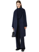 max mara studio - cappotto agenda - 2526016081600-010 - blu