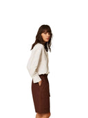 Twinset - Bermuda c/Cintura - 261ap2082-10780 - Chocolate Lab