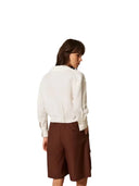 Twinset - Bermuda c/Cintura - 261ap2082-10780 - Chocolate Lab