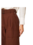 Twinset - Bermuda c/Cintura - 261ap2082-10780 - Chocolate Lab