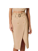 Twinset - Gonna Midi A Portafoglio - 261ap208B-13191 - Safari