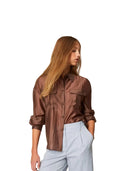 Twinset - Camicia M/L - 261ap2186-10780 - Chocolate Lab