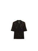 Twinset - Polo In Maglia M/C - 261ap3033-00006 - Nero