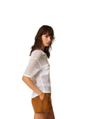 Twinset - Polo in Maglia M/C - 261ap3033-00526 - Off White