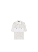 Twinset - Polo in Maglia M/C - 261ap3033-00526 - Off White