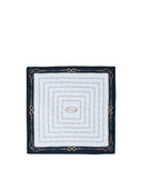 Twinset - Foulard Tessuto Stampato Logo e Catene - 261ta4400-13278 - St. Chains Blue Jasmine