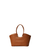 Twinset - Tote Grande Effetto Intrecciato - 261tb7300-00057 - Cuoio
