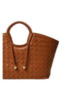 Twinset - Tote Grande Effetto Intrecciato - 261tb7300-00057 - Cuoio