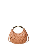 Twinset - Hobo Media Effetto Intrecciato - 261tb7370-07222 - Parchment