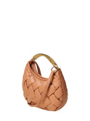 Twinset - Hobo Media Effetto Intrecciato - 261tb7370-13168 - Mocha Mousse