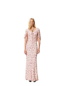 Twinset - Abito Lungo Stampato - 261tp210A-13408 - St.Fiore Peach/Rose