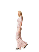 Twinset - Abito Lungo Stampato - 261tp210A-13408 - St.Fiore Peach/Rose