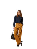 Twinset - Pantaloni Larghi c/Pinces c/Cintura - 261tp2203-12891 - Woody
