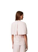 Twinset - Giacca a "Mantella" c/collo a Scialle - 261tp2450-00570 - Sabbia Rosa