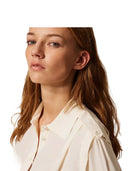 Twinset - Camicia Cropped Morbida c/Alamari - 261tp2460-00059 - Madreperla
