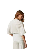 Twinset - Camicia Plissettata c/Cintura - 261tp2560-13162 - Aqua