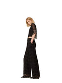 Twinset - Pantaloni Larghi in Macramé - 261tp2901-00059 - Madreperla