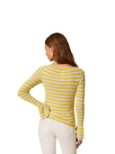 Twinset - Maglia m/l Righe Bicolor - 261tp3221-13381 - Riga Parchment/Limeade