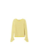 Twinset - Maglia m/l Righe Bicolor - 261tp3221-13381 - Riga Parchment/Limeade
