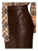 Twinset - Gonna Tubino Spalmata - 262Ap2293-13655 - Chocolate Plum