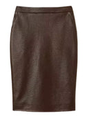 Twinset - Gonna Tubino Spalmata - 262Ap2293-13655 - Chocolate Plum