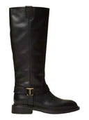 Twinset - Stivale In Pelle - 262Tcp024-00006 - Nero