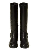 Twinset - Stivale In Pelle - 262Tcp024-00006 - Nero