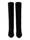 Twinset - Stivale T.M. In Pelle Scamosciata - 262Tcp140-00006 - Nero